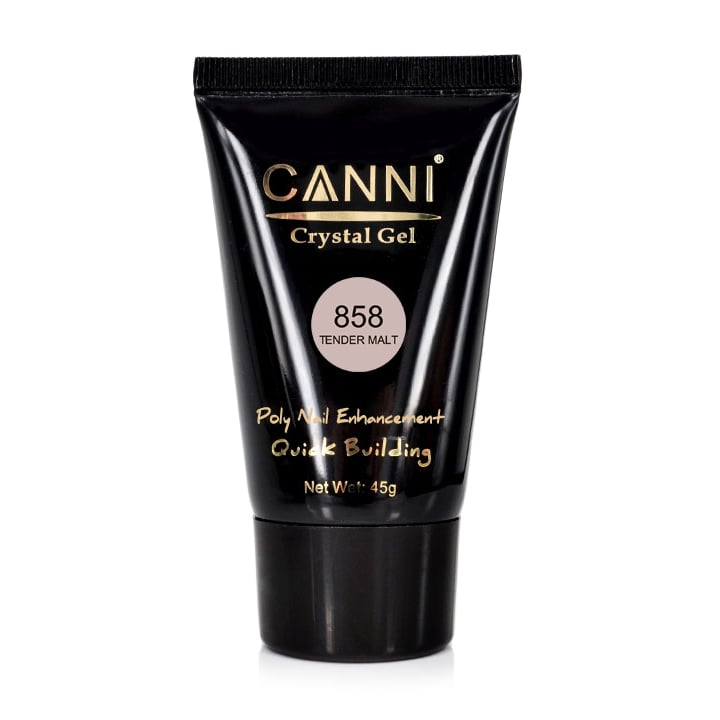 Уцінка! Конструювальний гель для нігтів Canni Crystal Gel 858 Tender Malt, 45 г