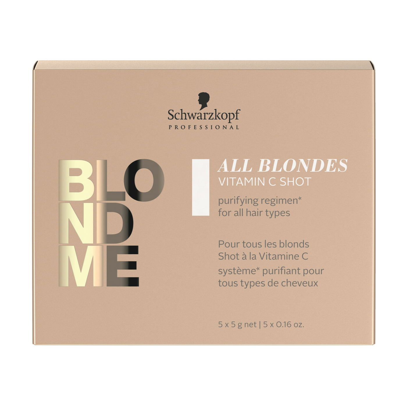 Уцінка! Концентрат вітаміну С Schwarzkopf Professional Blondme All Blondes Vitamin C Shot, для всіх типів волосся, 5*5 г