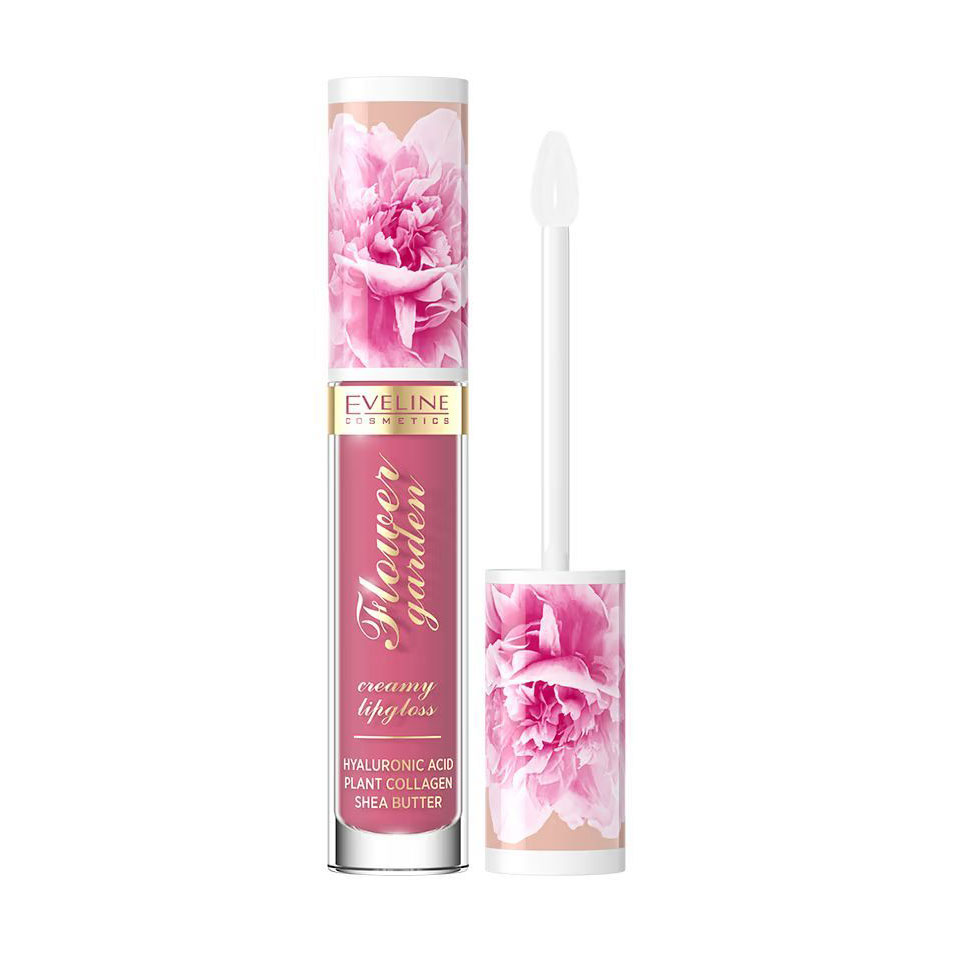 Уцінка! Кремовий блиск для губ Eveline Cosmetics Flower Garden Creamy Lip Gloss тон 03, 4.5 мл