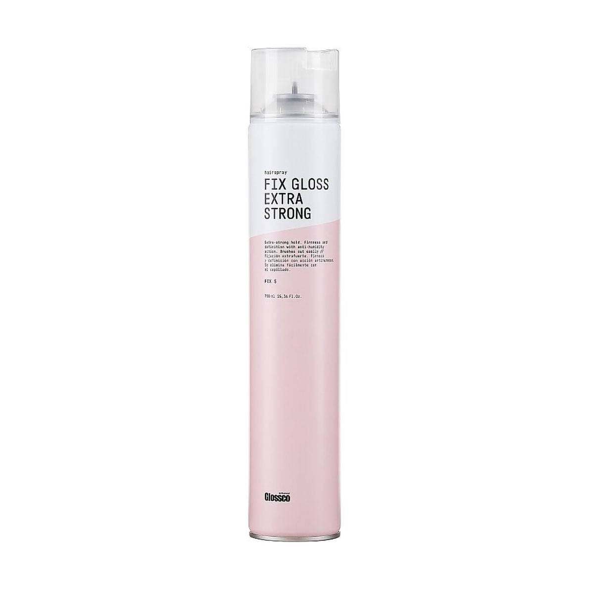 Уцінка! Лак для волосся Glossco Professional Fix Gloss Extra Strong фіксація 5 (екстрасильна), 750 мл