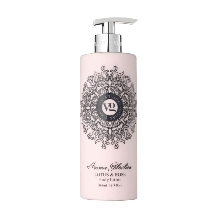 Уцінка! Лосьйон для тіла Vivian Gray Aroma Selection Lotus &amp; Rose Body Lotion, 500 мл