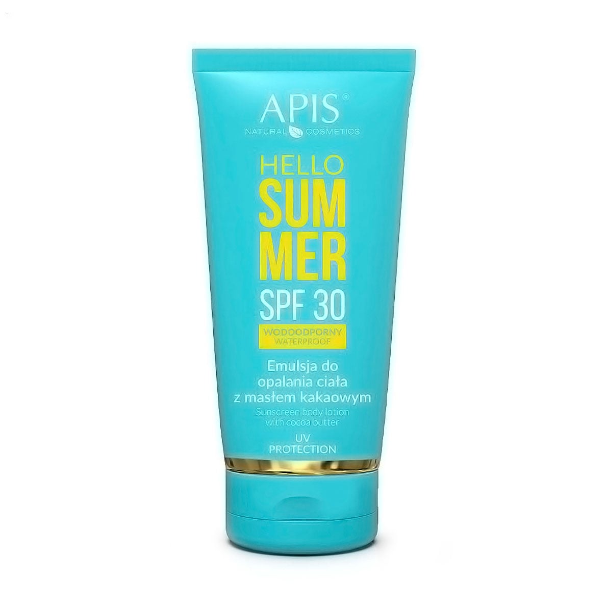 Уцінка! Лосьйон для засмаги тіла Apis Natural Cosmetics Hello Summer Suncreen Body Lotion SPF 30, з маслом какао, 200 мл