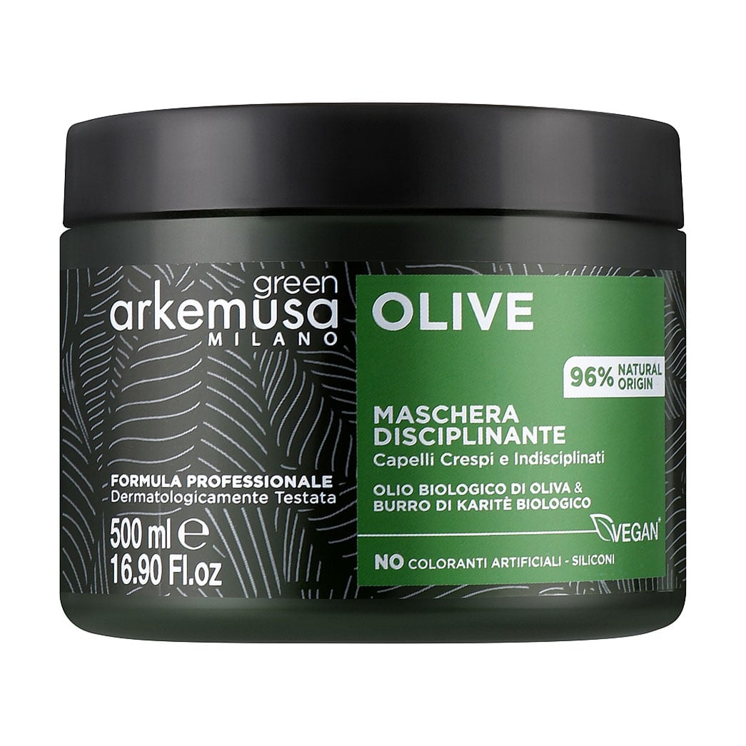 Уцінка! Маска Arkemusa Green Olive Hair Mask для неслухняного волосся, з оливою, 500 мл