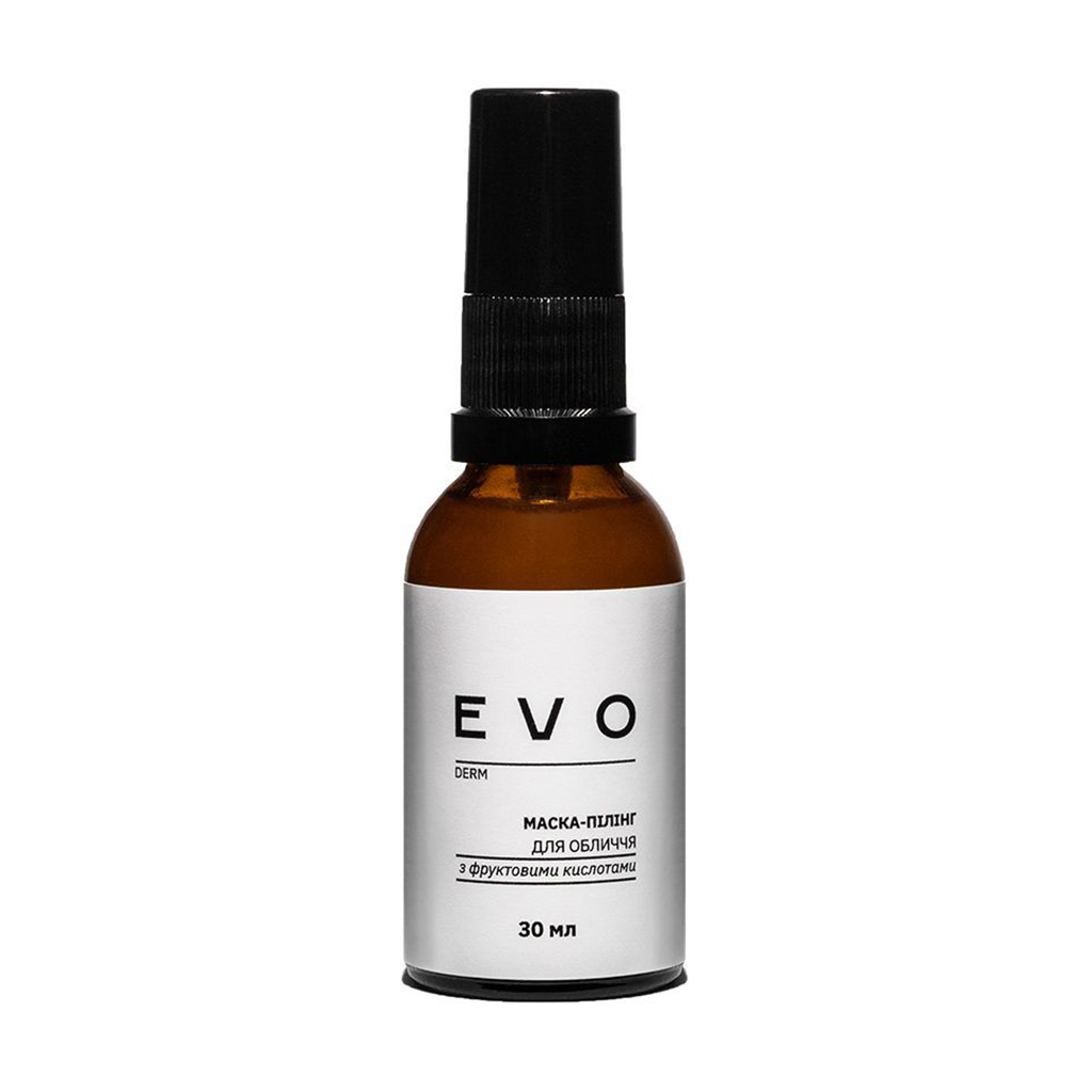 Уцінка! Маска-пілінг для обличчя EVO derm з фруктовими кислотами, 30 мл