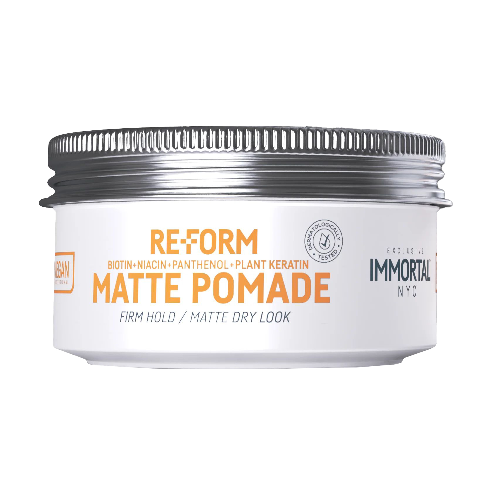 Уцінка! Матова помада для волосся Immortal NYC I'm Vegan Re-Form Matte Pomade із збереженням кольору, 150 мл