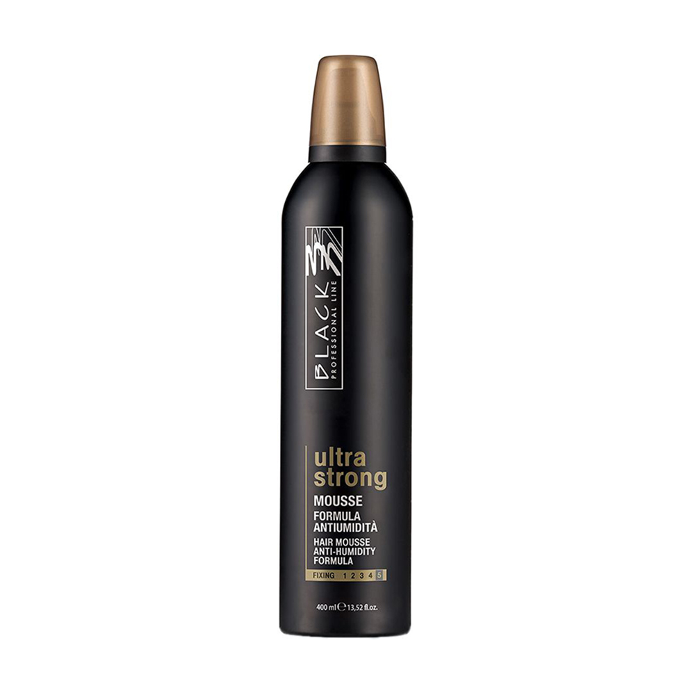 Уцінка! Мус для волосся Black Professional Line Extra Strong екстра сильної фіксації, 400 мл