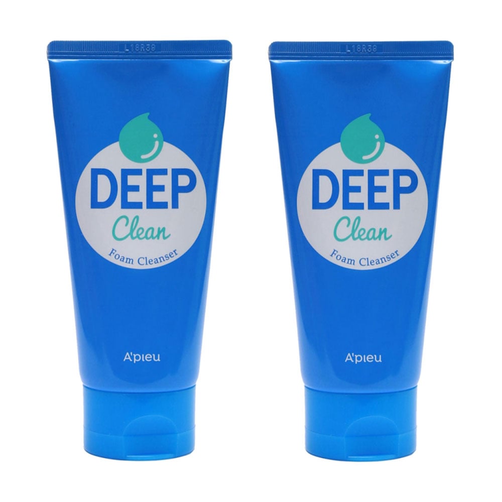 Уцінка! Набір A'pieu Deep Clean Foam Cleanser (пінка для вмивання, 130 мл + пінка для вмивання, 130 мл)