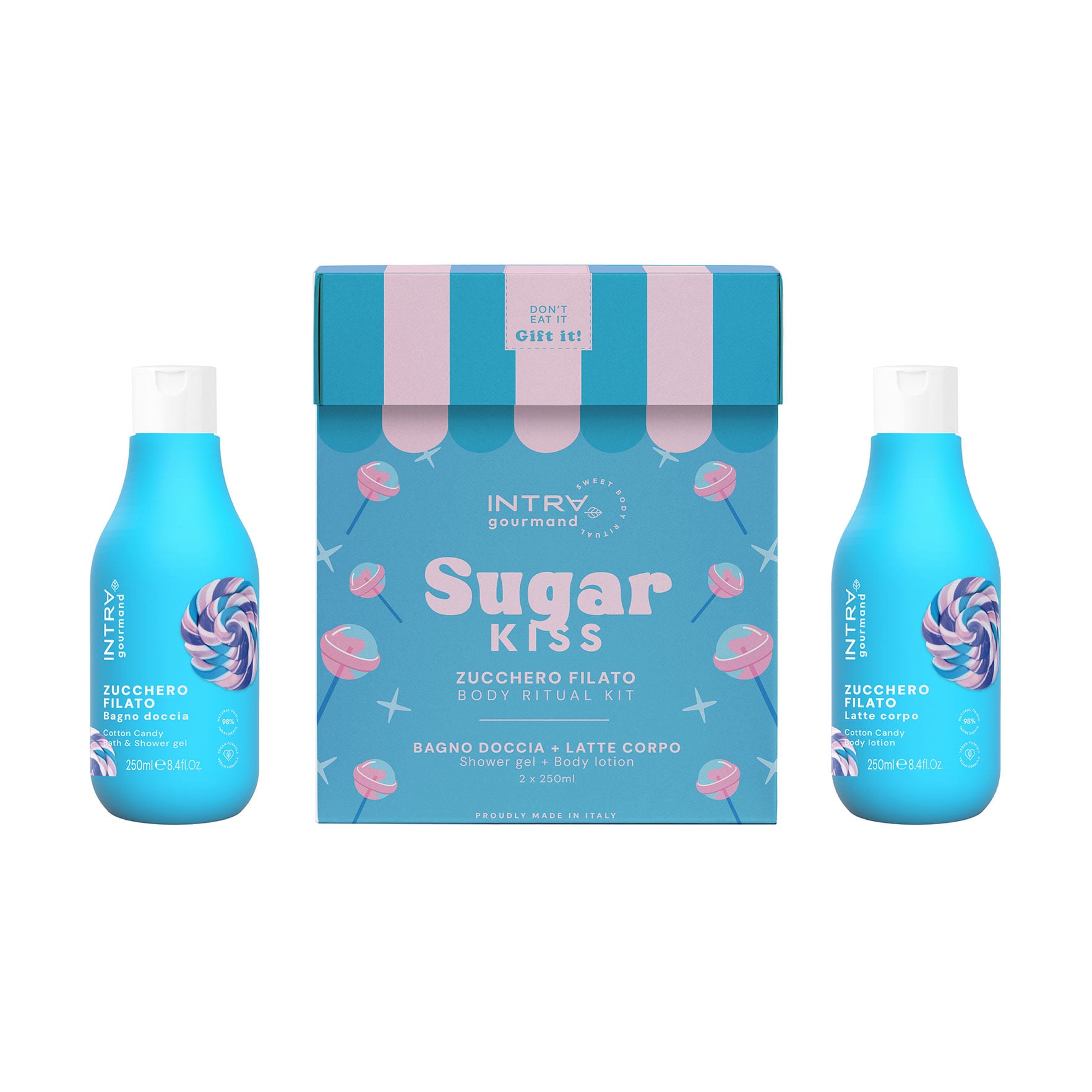 Уцінка! Набір для тіла Intra Gourmand Sugar Kiss (гель для душу, 250 мл + лосьйон для тіла, 250 мл)