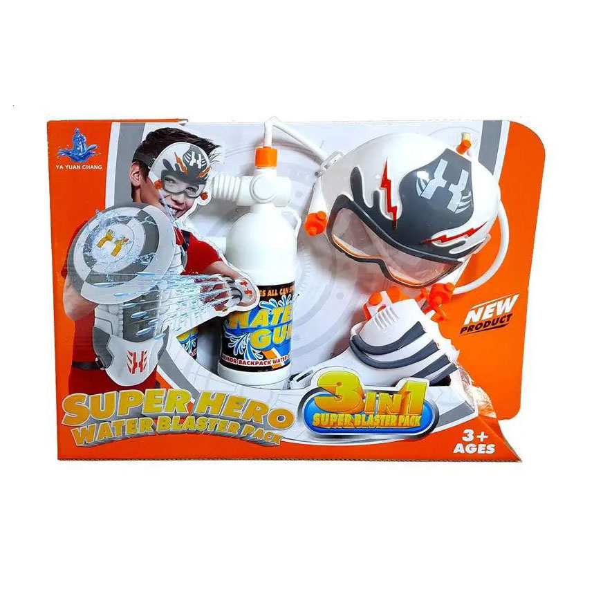 Уцінка! Набір водяної зброї YG Toys (маска, 1 шт + рукавичка, 1 шт + рюкзак, 1 шт) від 3 років, 45*31*8 см (YYS-01)