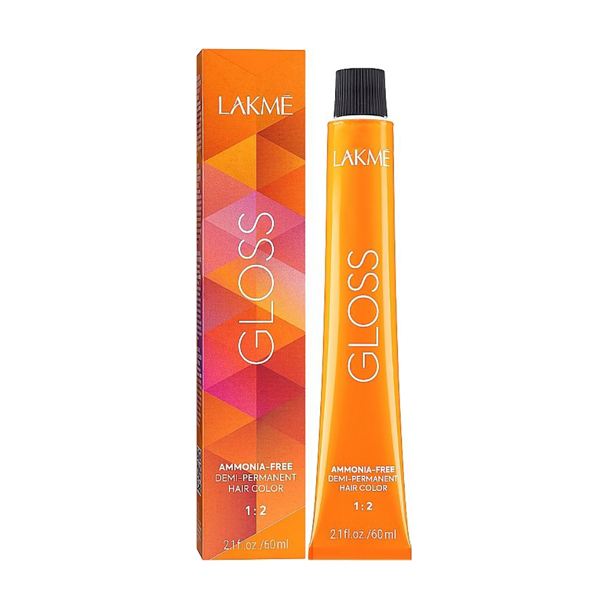 Уцінка! Напівперманентна тонувальна крем-фарба для волосся Lakme Gloss Demi-Permanent Hair Color 6/40, 60 мл