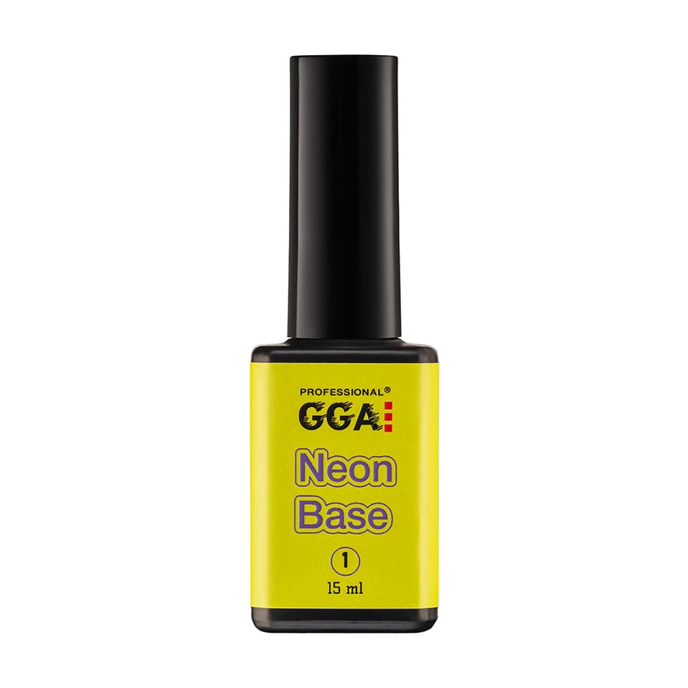 Уцінка! Неонова база для гель-лаку GGA Professional Neon Base 1, 15 мл