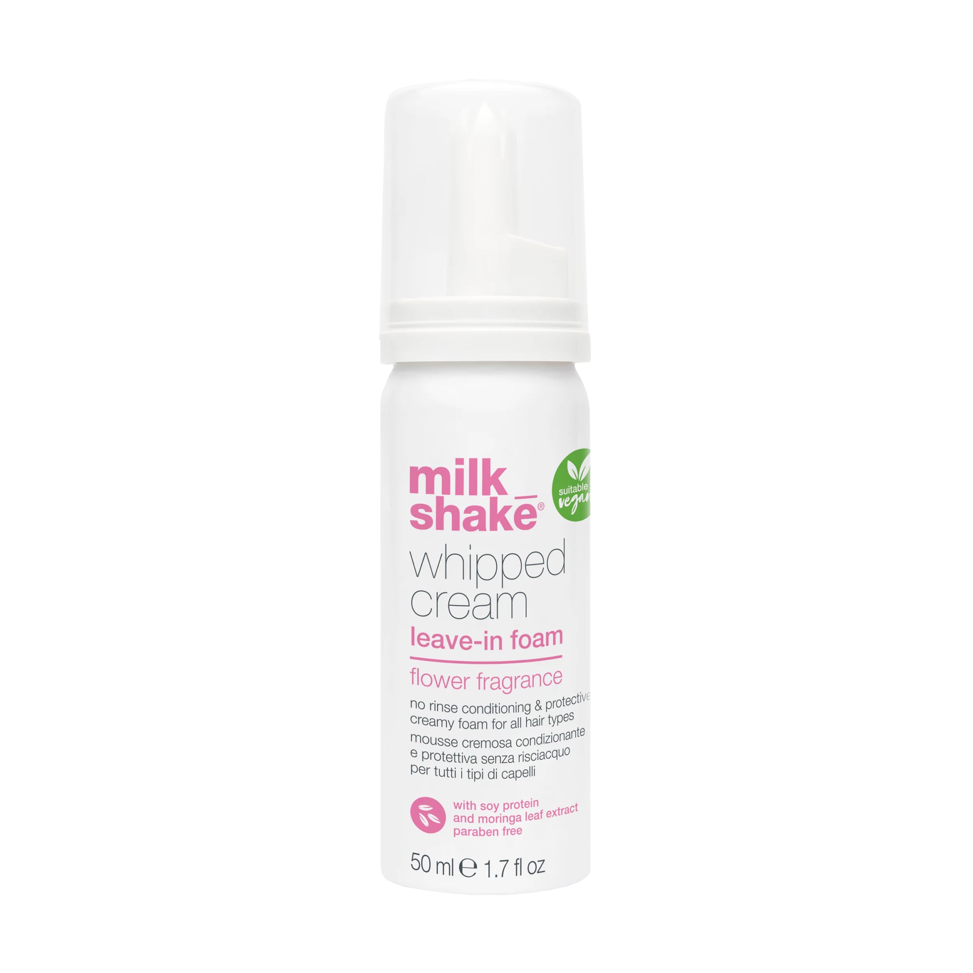 Уцінка! Незмивна піна для волосся milk_shake Whipped Cream Leave-in-Foam Flower Fragrance, 50 мл