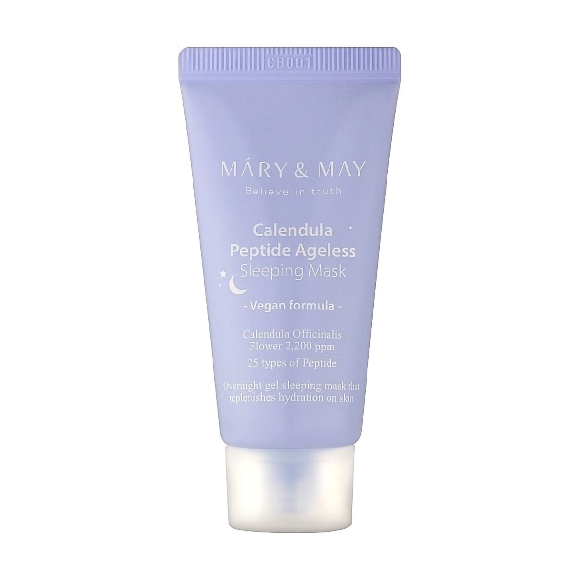 Уцінка! Нічна маска для обличчя Mary &amp; May Calendula Peptide Ageless Sleeping Mask з екстрактом календули та пептидами, 30 г