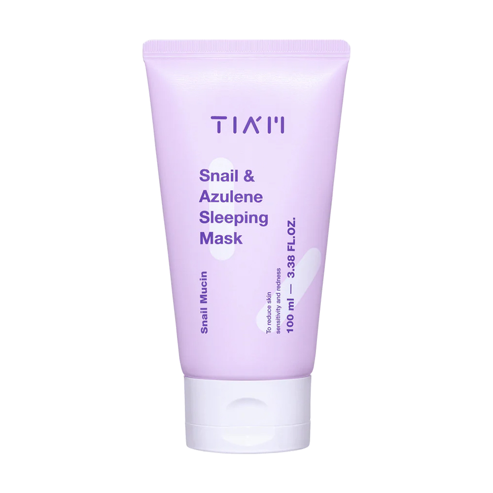 Уцінка! Нічна маска для обличчя TIAM Snail &amp; Azulene Sleeping Mask з екстрактом равлика та азуленом, 100 мл