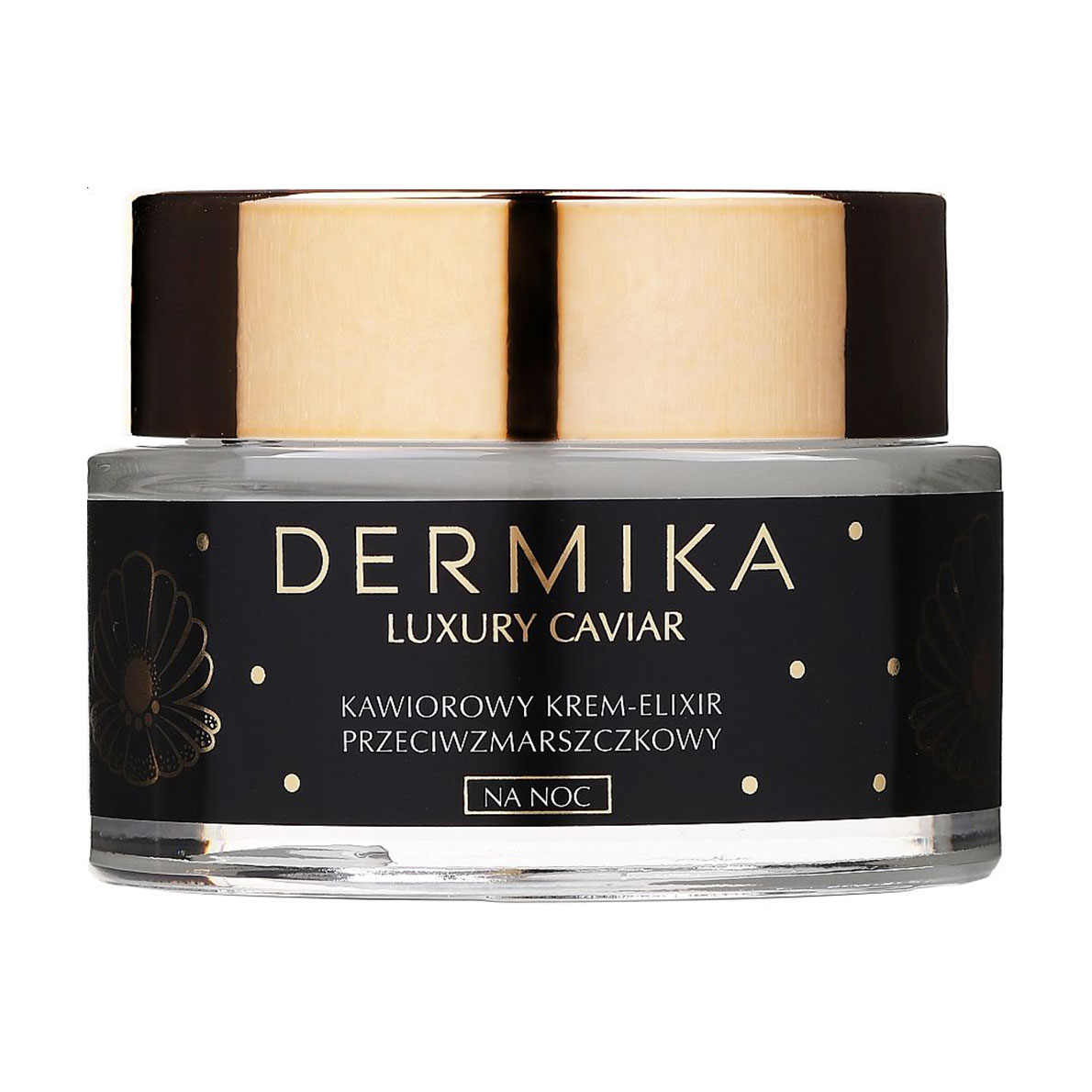 Уцінка! Нічний крем-еліксир для обличчя Dermika Luxury Caviar Cream Elixir проти зморшок, 50 мл