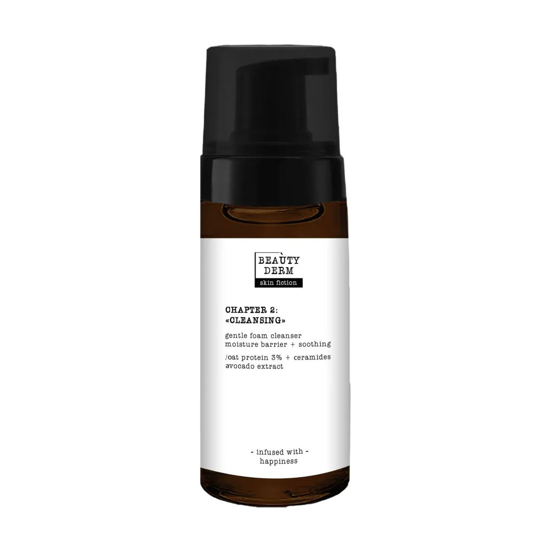 Уцінка! Ніжна пінка для вмивання BEAUTYDERM Skin Fiction Cleansing Gentle Foam з протеїнами вівса та церамідами, 150 мл