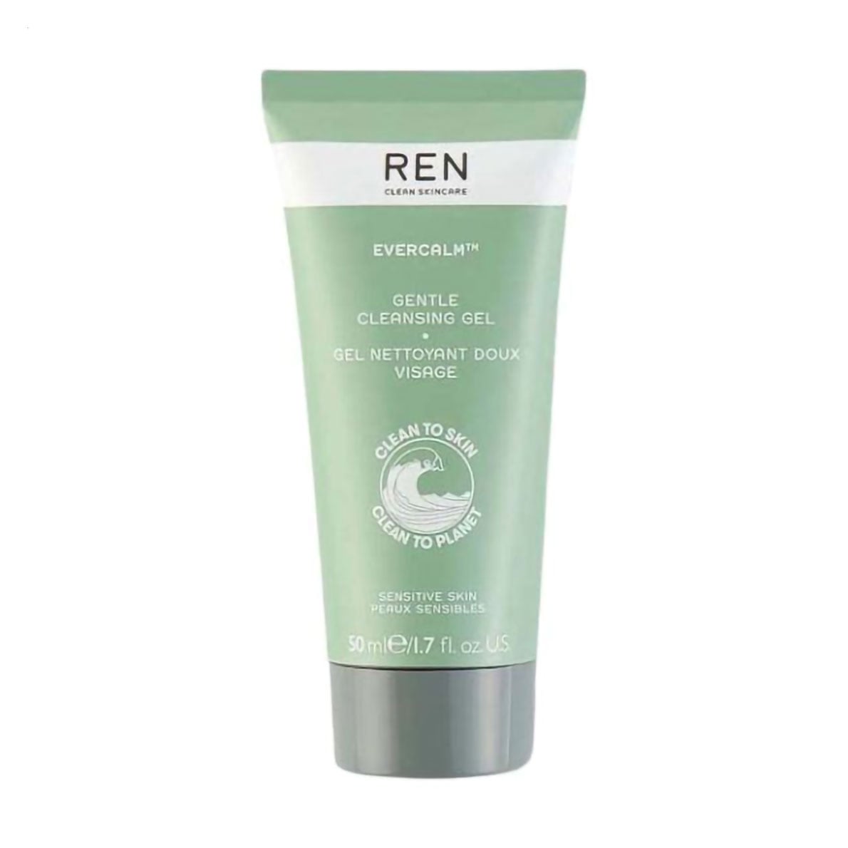 Уцінка! Ніжний очищувальний гель для обличчя REN Clean Skincare Evercalm Gentle Cleansing Gel, 50 мл