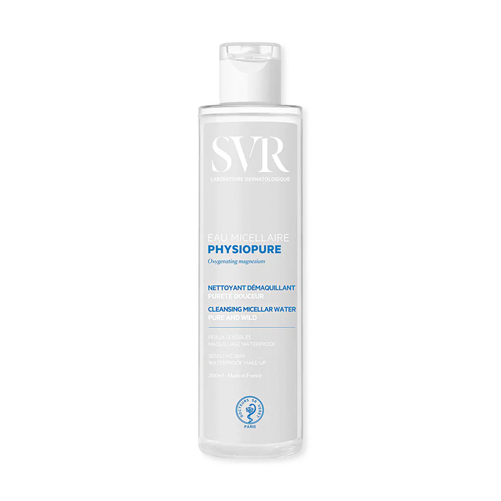 Уцінка! Очищувальна міцелярна вода SVR Physiopure Cleansing Micellar Water, 200 мл