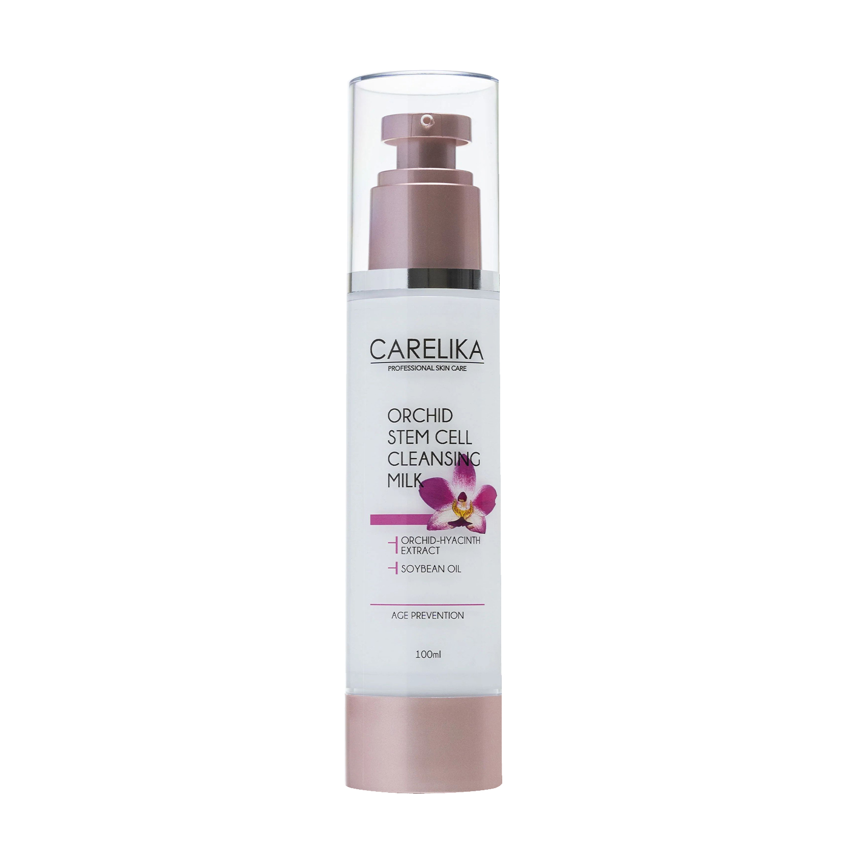 Уцінка! Очищувальне молочко для обличчя Carelika Orchid Stem Cells Cleansing Milk зі стовбуровими клітинами орхідеї, 100 мл