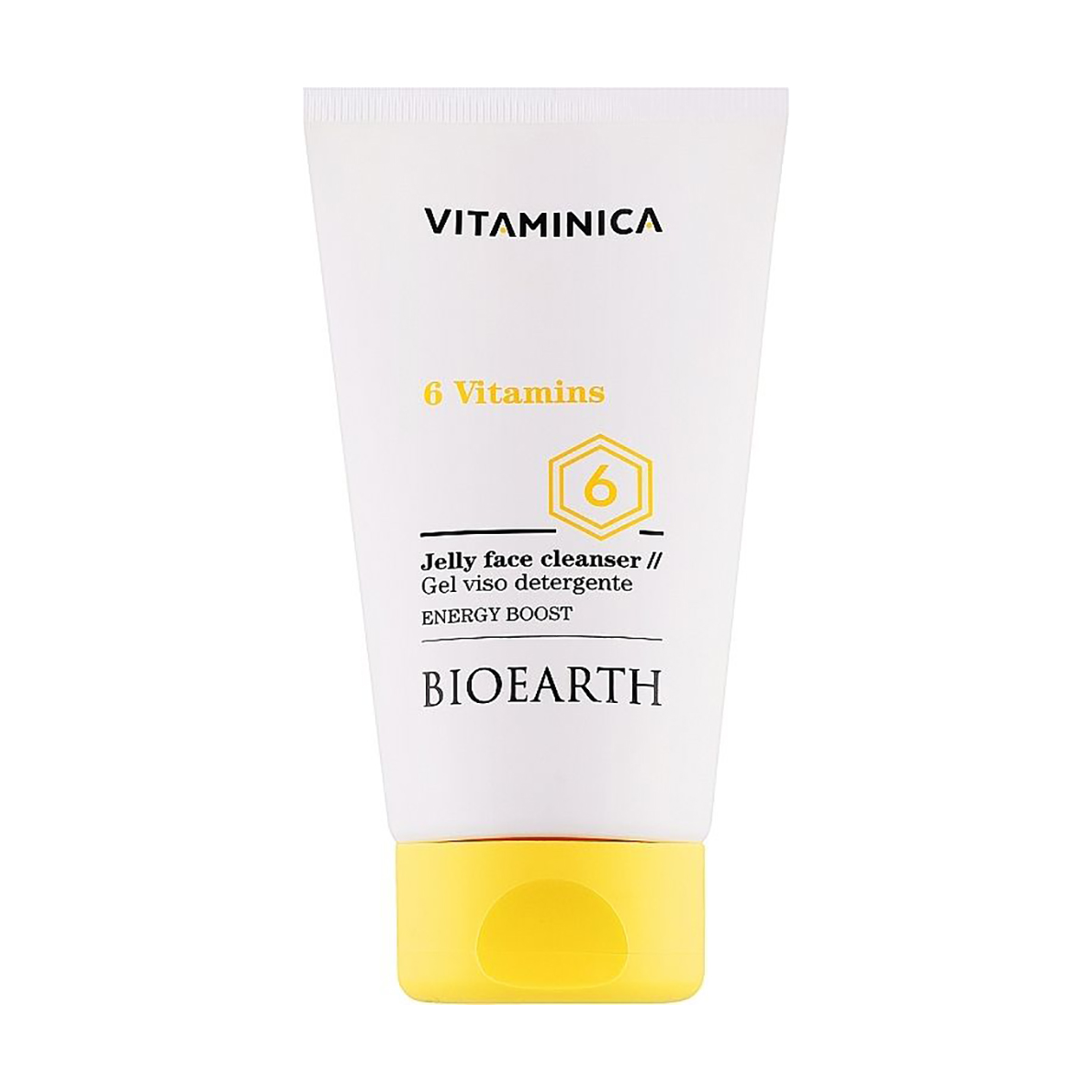 Уцінка! Очищувальний гель для обличчя Bioearth Vitaminica 6 Vitamins Jelly Face Cleanser, 150 мл