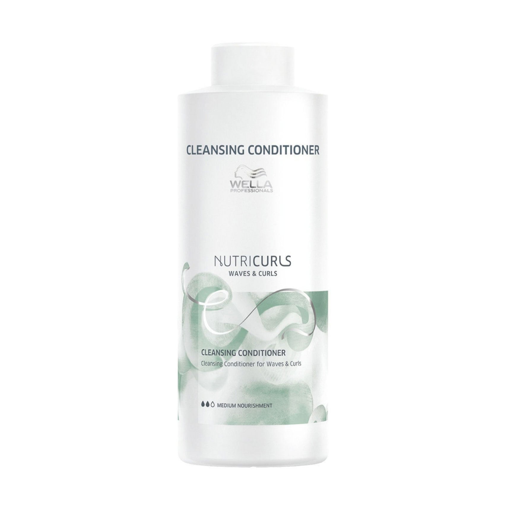 Уцінка! Очищувальний кондиціонер Wella Professionals Nutricurls Waves And Curls Medium Nourishment Cleansing Conditioner для хвилястого волосся, 1 л