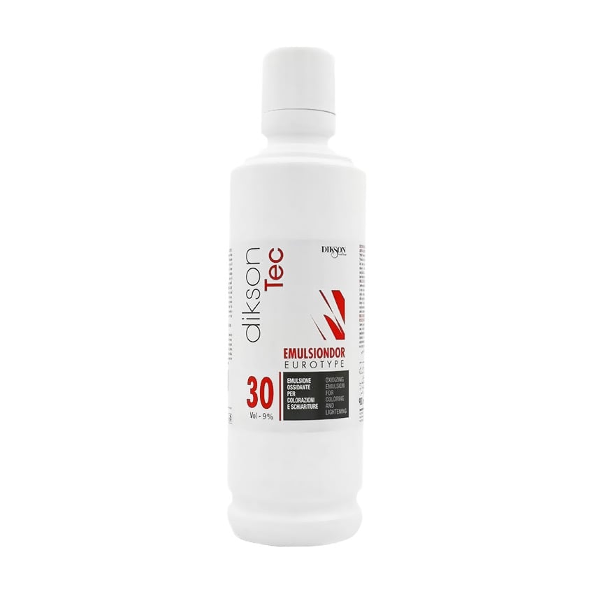 Уцінка! Окислювальна емульсія для фарбування волосся Dikson Tec Emulsiondor Eurotype 9% (30 Vol), 980 мл