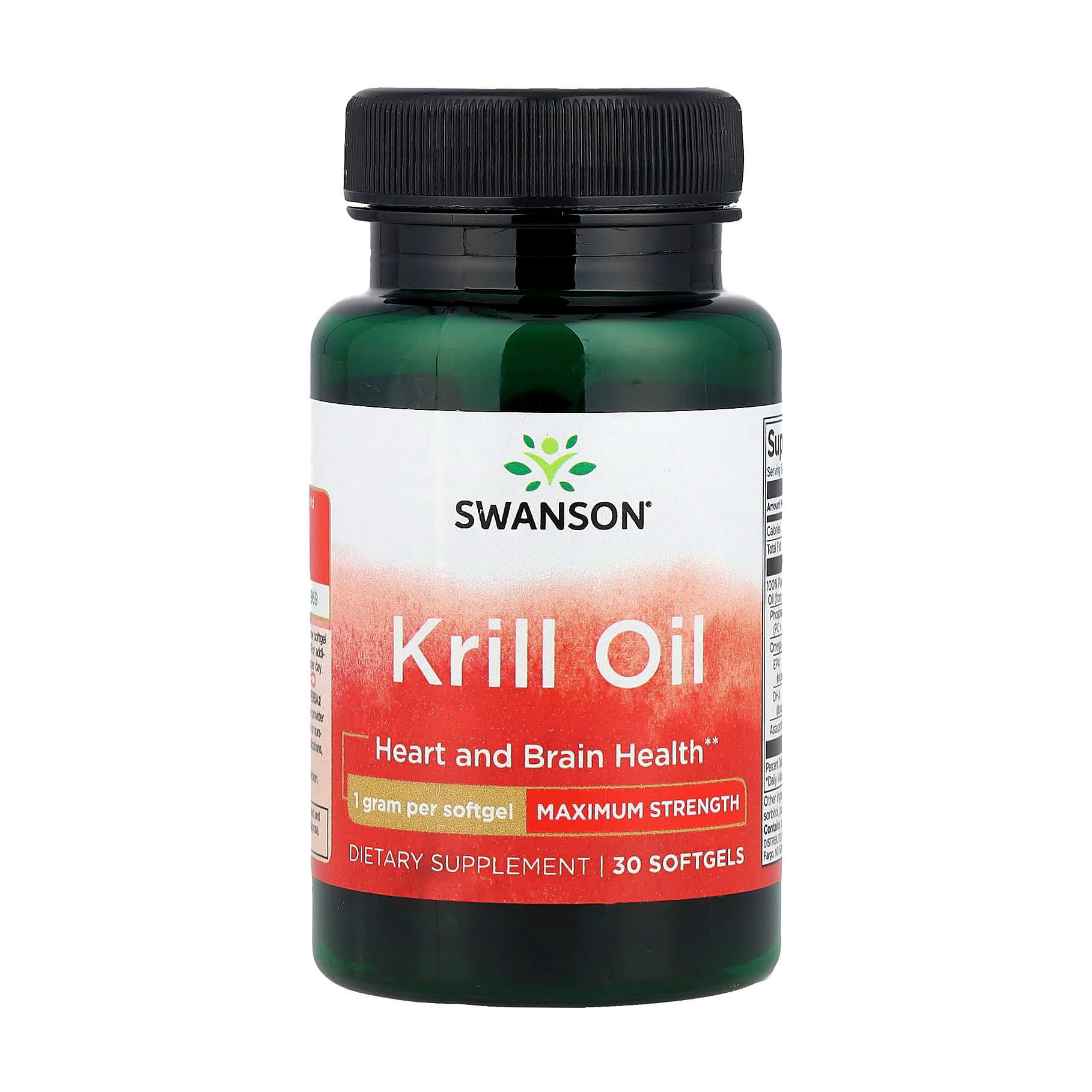 Уцінка! Олія криля Swanson Krill Oil, 30 капсул