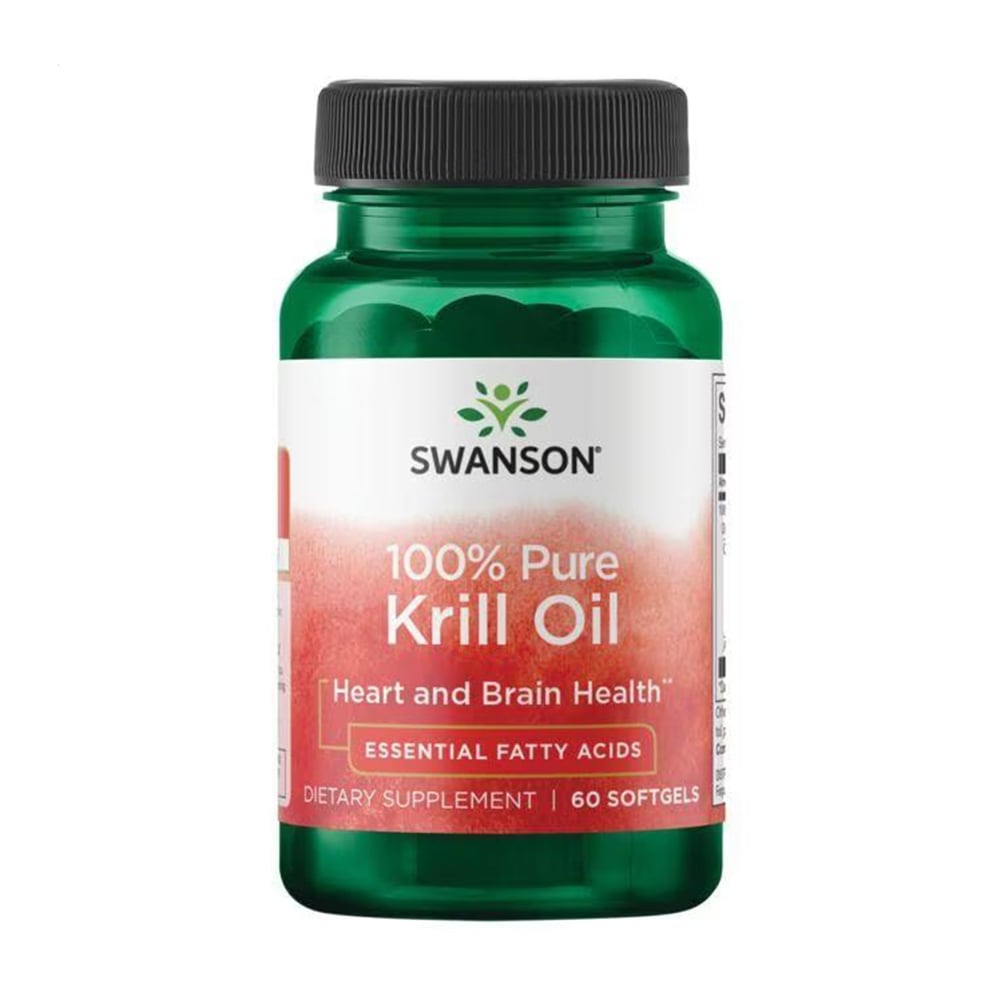 Уцінка! Олія криля Swanson Krill Oil, 60 капсул