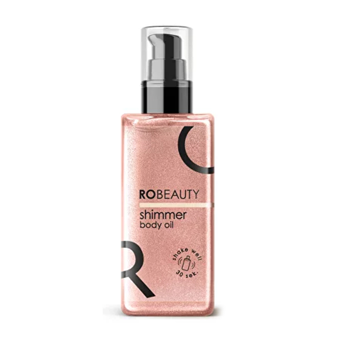 Уцінка! Олія-шимер для тіла RoBeauty Shimmer Body Oil Rose, 100 мл