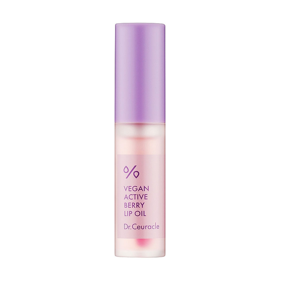 Уцінка! Олійка-блиск для губ Dr.Ceuracle Vegan Active Berry Lip Oil з ресвератолом та екстрактом журавлини, 4.5 мл