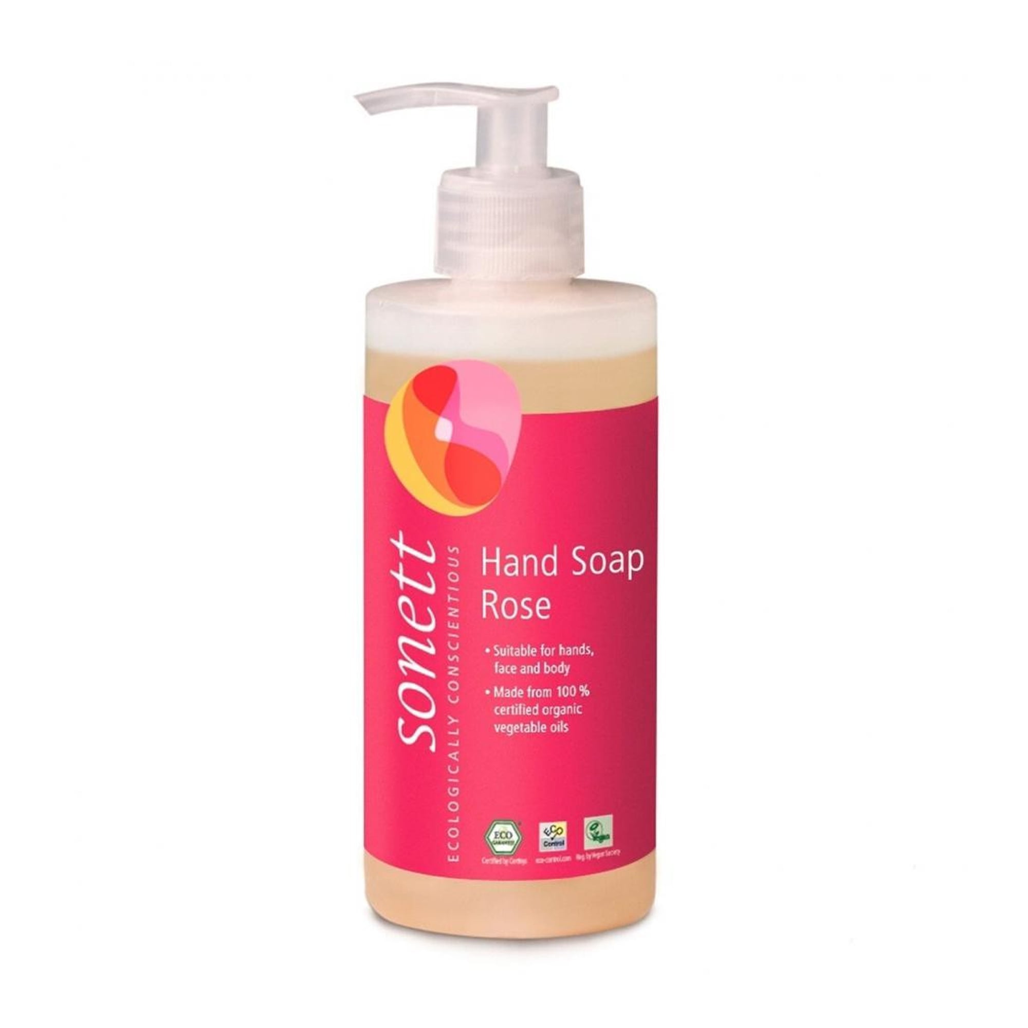 Уцінка! Органічне рідке мило для рук Sonett Rose Hand Soap Троянда, 300 мл