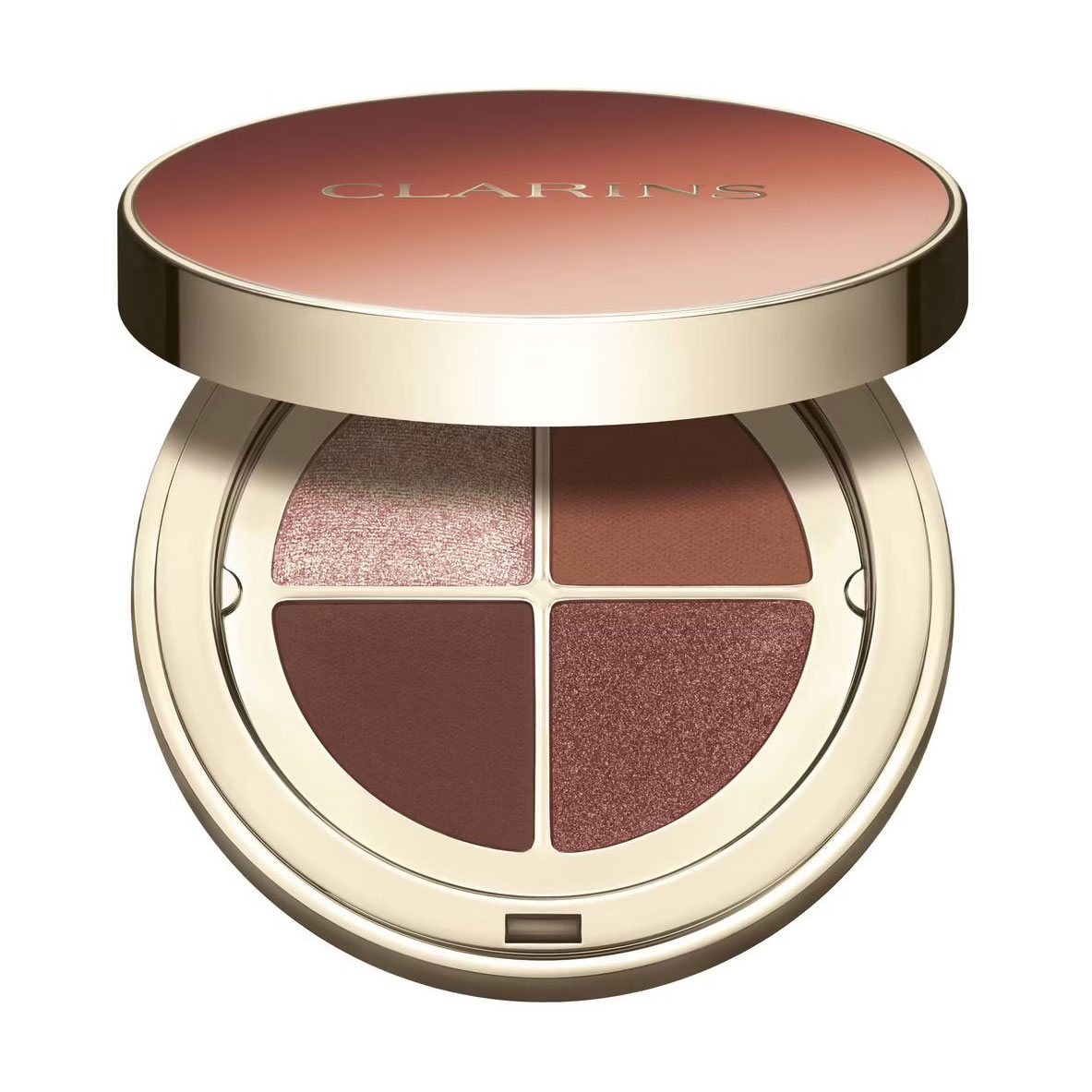 Уцінка! Палетка тіней для повік Clarins Ombre 4 Couleurs Eyeshadow Palette 03 Flame Gradation, 4.2 г