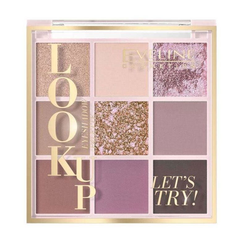 Уцінка! Палетка тіней для повік Eveline Cosmetics Look Up Eyeshadow Palette Lets Try, 10.8 г