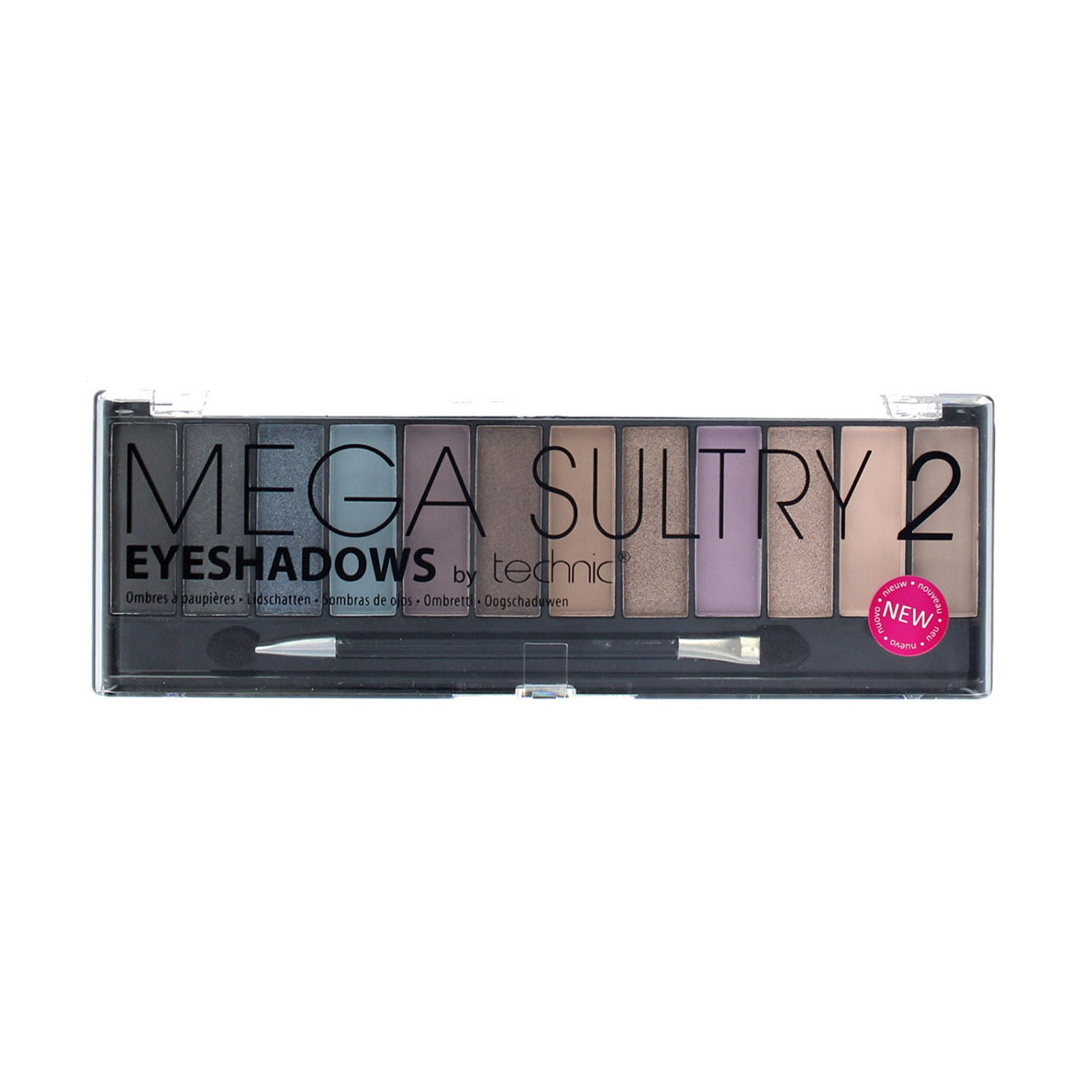 Уцінка! Палетка тіней для повік technic Mega Sultry 2 Eyeshadow, 14.4 г
