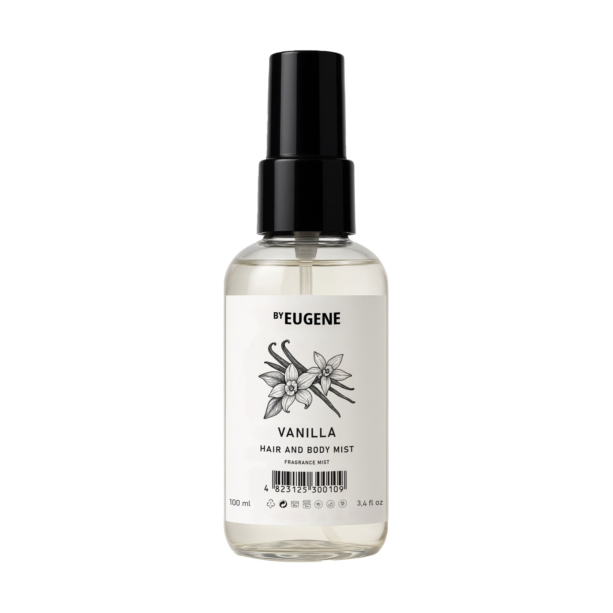 Уцінка! Парфумований міст для волосся та тіла by Eugene Vanilla Hair And Body Mist, 100 мл