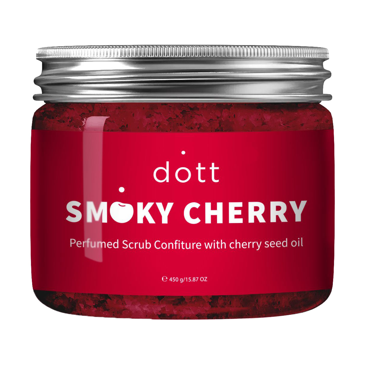 Уцінка! Парфумований скраб-конфітюр Dott Smoky Cherry з олією вишневих кісточок, 450 г