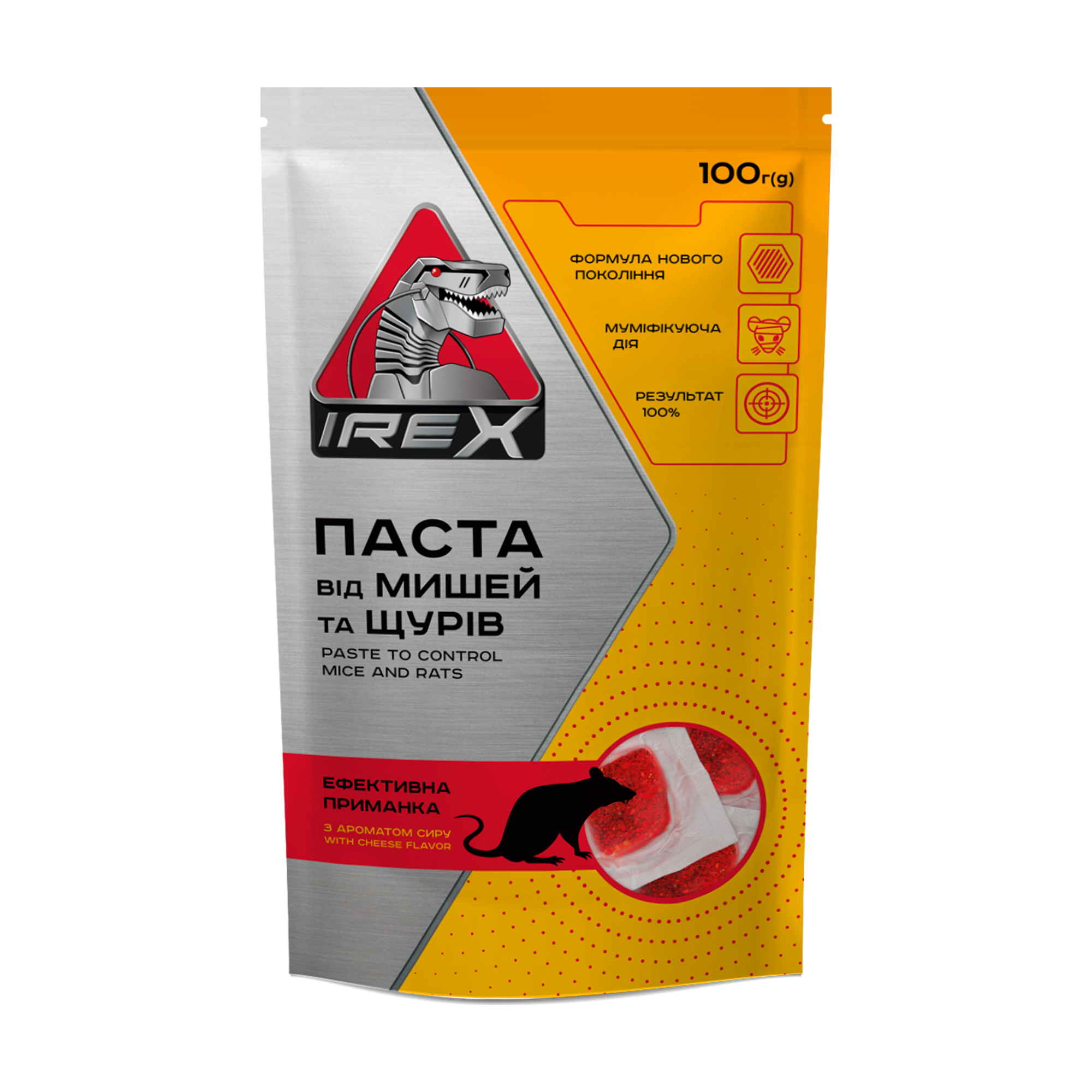 Уцінка! Паста Irex від мишей та щурів, 100 г