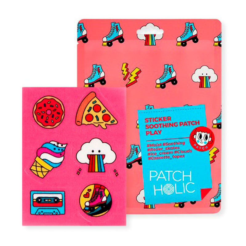 Уцінка! Патчі для обличчя Patch Holic Sticker Soothing Patch Play, 12 г, 6 шт