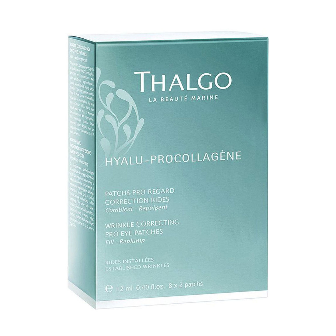 Уцінка! Патчі для шкіри навколо очей Thalgo Hyalu-Procollagene Wrinkle Correcting Eye Pro Patches проти зморщок, 8*2 шт