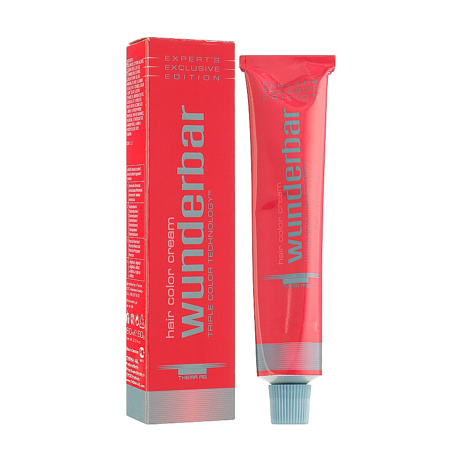 Уцінка! Перманентна крем-фарба для волосся Wunderbar Hair Color Cream 6/1 Dark Blond Ash, 60 мл