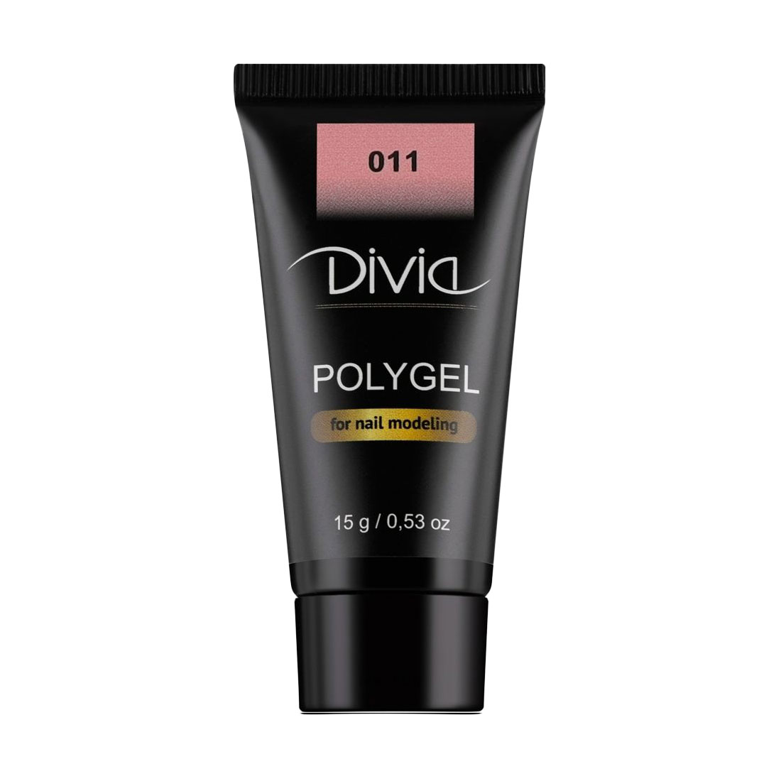 Уцінка! Полігель для нарощування нігтів Divia Polygel 011, 15 г