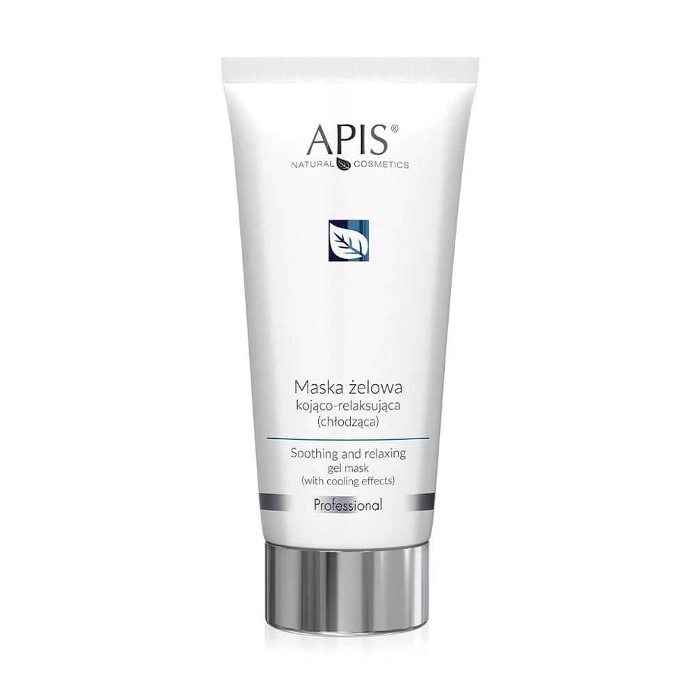 Уцінка! Пом'якшувальна та розслаблювальна гель-маска для обличчя Apis Natural Cosmetics Soothing And Relaxing Gel Mask з охолоджувальним ефектом, 200 мл