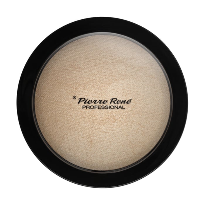 Уцінка! Пудра-хайлайтер для обличчя Pierre Rene Face Highlighting Powder 01 Glazy Look, 12 г
