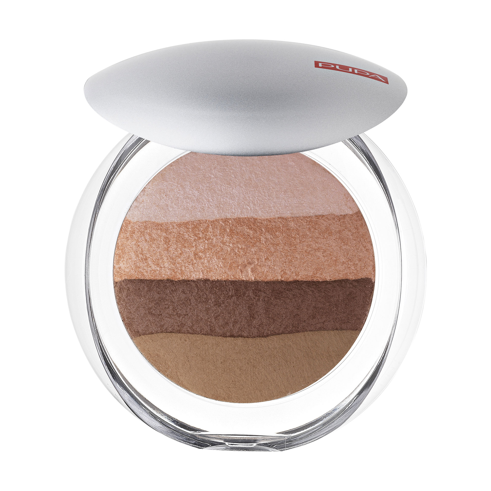 Уцінка! Пудра-рум'яна для обличчя Pupa Luminys Baked All Over Illuminating Blush-Powder 02 Stripes Natural, 9 г