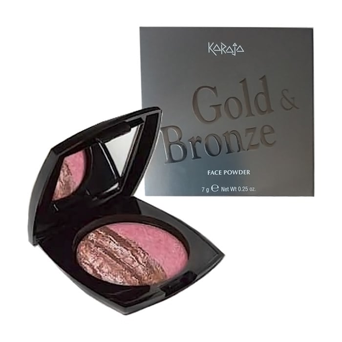 Уцінка! Пудра-рум'яна Karaja Gold &amp; Bronze 34, 7 г