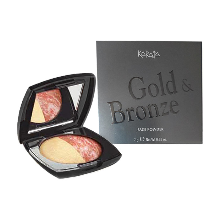 Уцінка! Пудра-рум'яна Karaja Gold &amp; Bronze 35, 7 г
