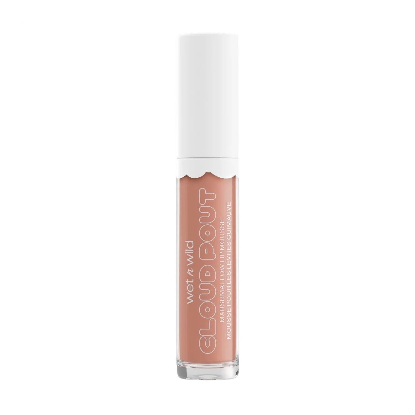 Уцінка! Рідка помада для губ Wet n Wild Cloud Pout Marshmallow Lip Mousse, Fluffernutter, 3 мл