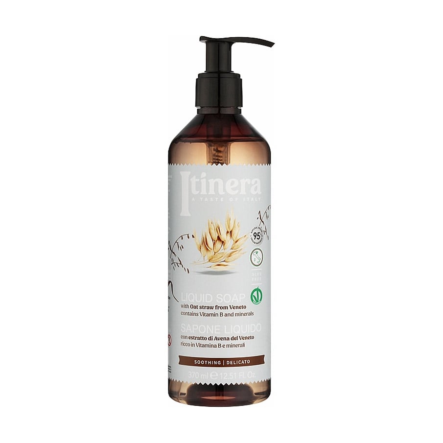 Уцінка! Рідке мило для рук Itinera Oat Straw Liquid Soap з вівсяною соломою, 370 мл