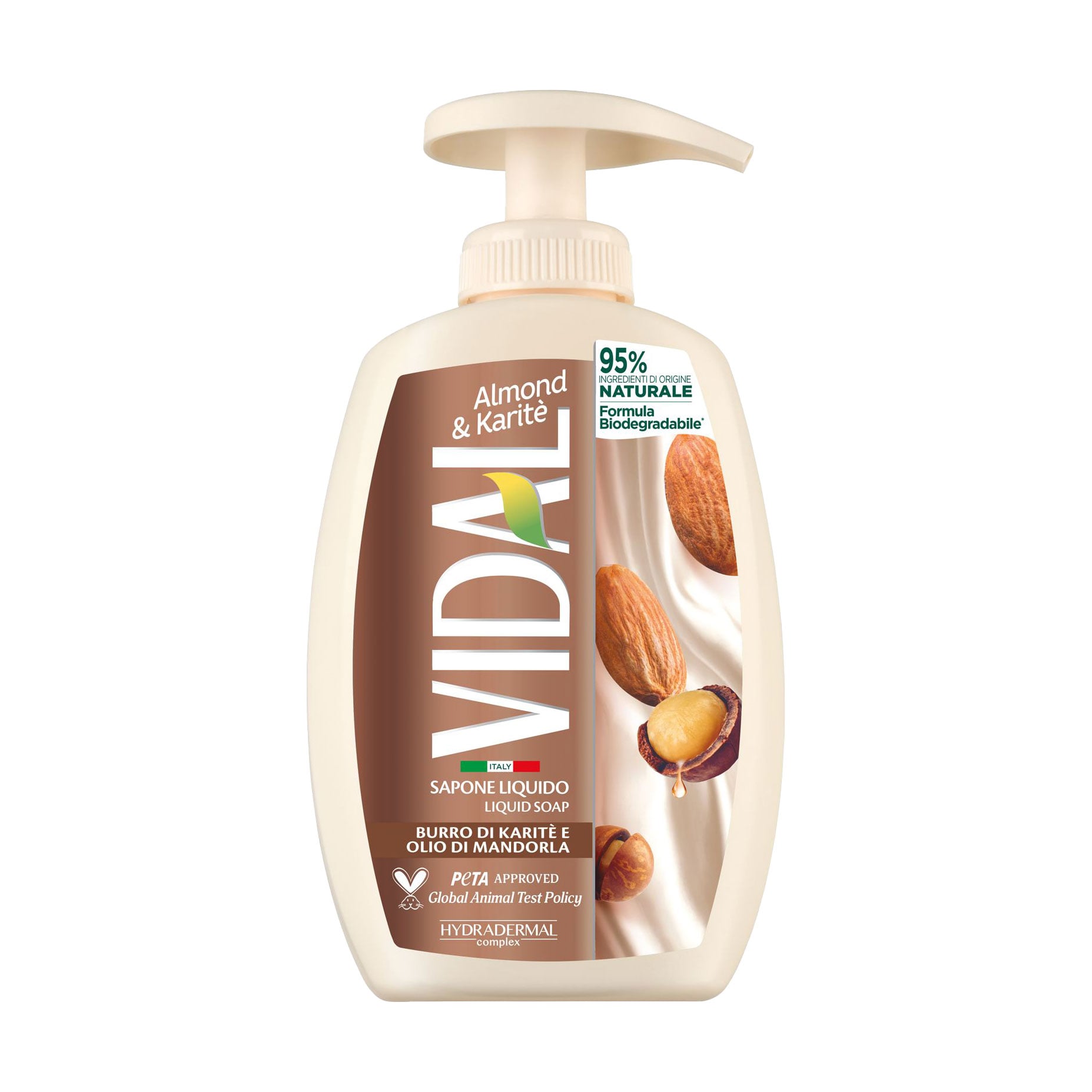 Уцінка! Рідке мило Vidal Liquid Soap Almond &amp; Karite Мигдаль та карите, 300 мл