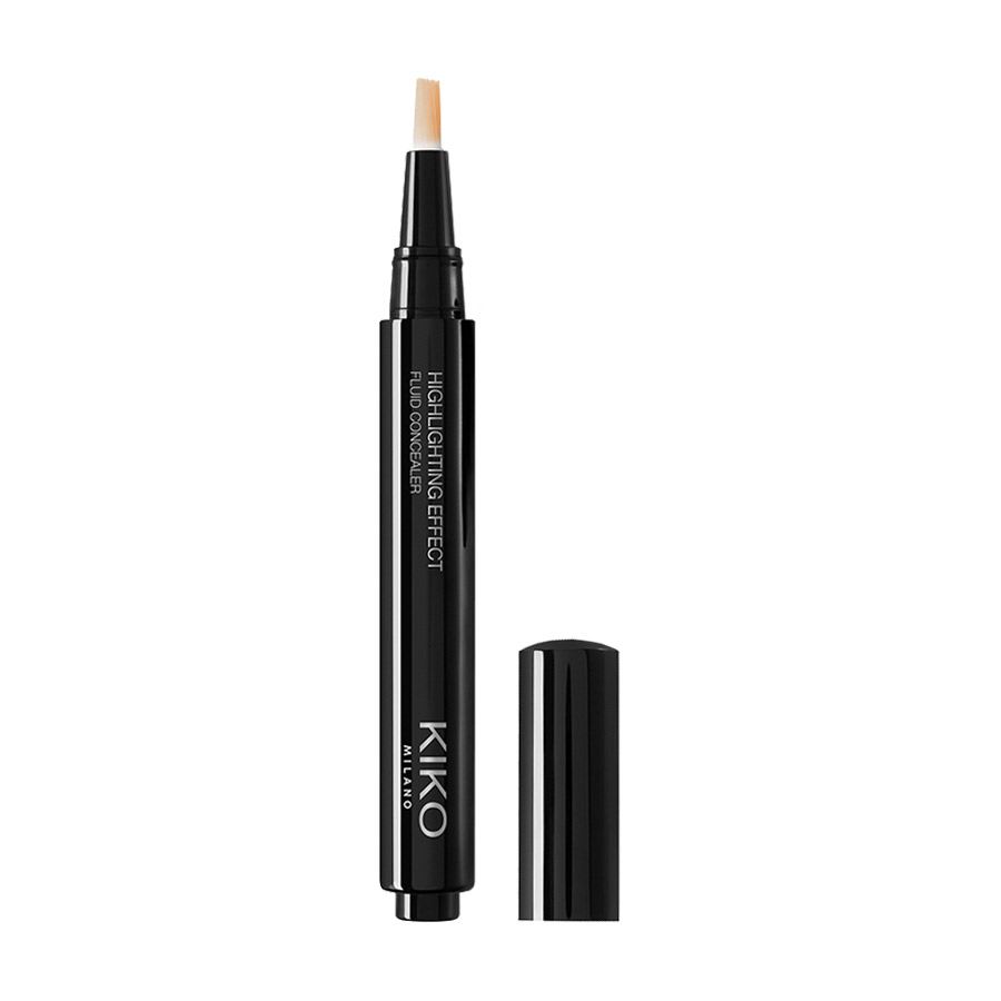 Уцінка! Рідкий консилер-хайлайтер Kiko Milano Highlighting Effect Fluid Concealer 03 Honey, 2 мл